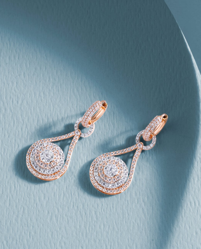 Diamond Jhumka.